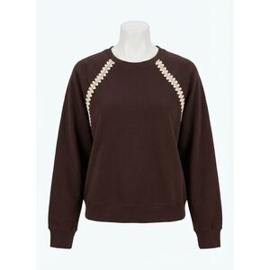 NEW Z SUPPLY all around sweatshirt in chocolate cherry